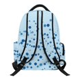 thumbnail image 2 of Chririnla Blue Polka Dot Pattern Zaino per ragazze with Lightweight Side Pockets Book Bag, traspirante 17 Inch School Bag for Hiking Daily Commute Elementary School, 2 of 9