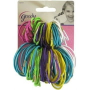 Goody Girls Classic Elastic Hair Ties, 100 count, Assorted Colors