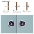 thumbnail image 4 of 4 Pcs Owl Knobs for Kitchen Cabinet Cupboard Dresser Bookcase Drawer Pulls Handles Round Home Decor, 4 of 5