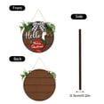 thumbnail image 4 of Wooden Goose Welcome Door Sign Front Door decor with interchangeable Welcome Sign Set of 13 Swapable Seasonal Tags Rustic decorations for Home Farmhouse Outdoor decor Porch, 4 of 9