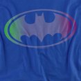 thumbnail image 2 of Batman Gradient Bat Logo Women's T Shirt, Royal, 2X-Large, 2 of 6