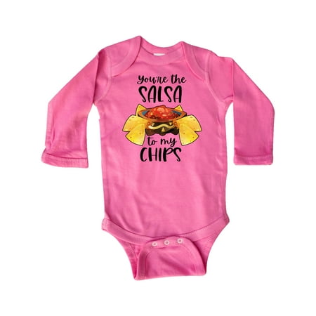 

Inktastic Cinco De Mayo You re the Salsa to my Chips Gift Baby Boy or Baby Girl Long Sleeve Bodysuit