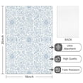 thumbnail image 2 of 2 Pcs Pioneer Flower Floral Print Pattern Kitchen Towels, Funny Microfiber Dish Towel Set, 18" X 26" Tea Towels, 2 of 6