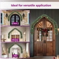 thumbnail image 4 of vidaXL Christmas Garland Holiday Artificial Christmas Garland with Gold and Red Baubles, 4 of 5