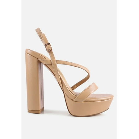 

Slegs High Block Heel Platform Sandals