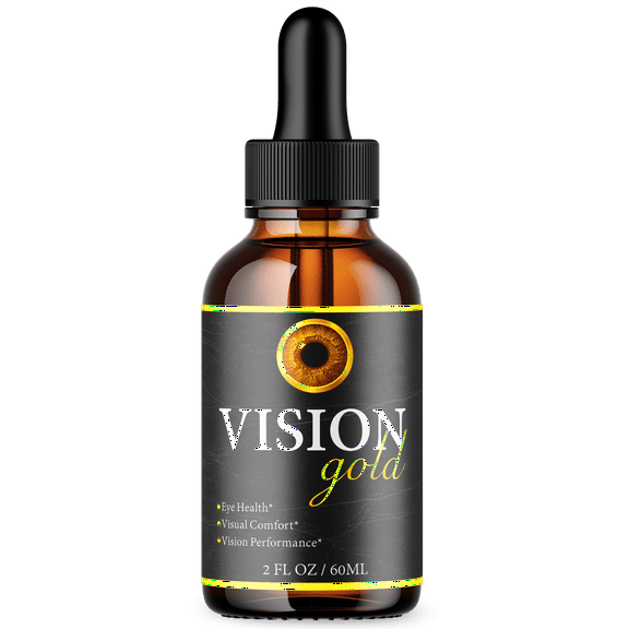 Vision Gold Vision Support Drops Advanced Formula Eye Health Supplement VisionGold 30 Servings