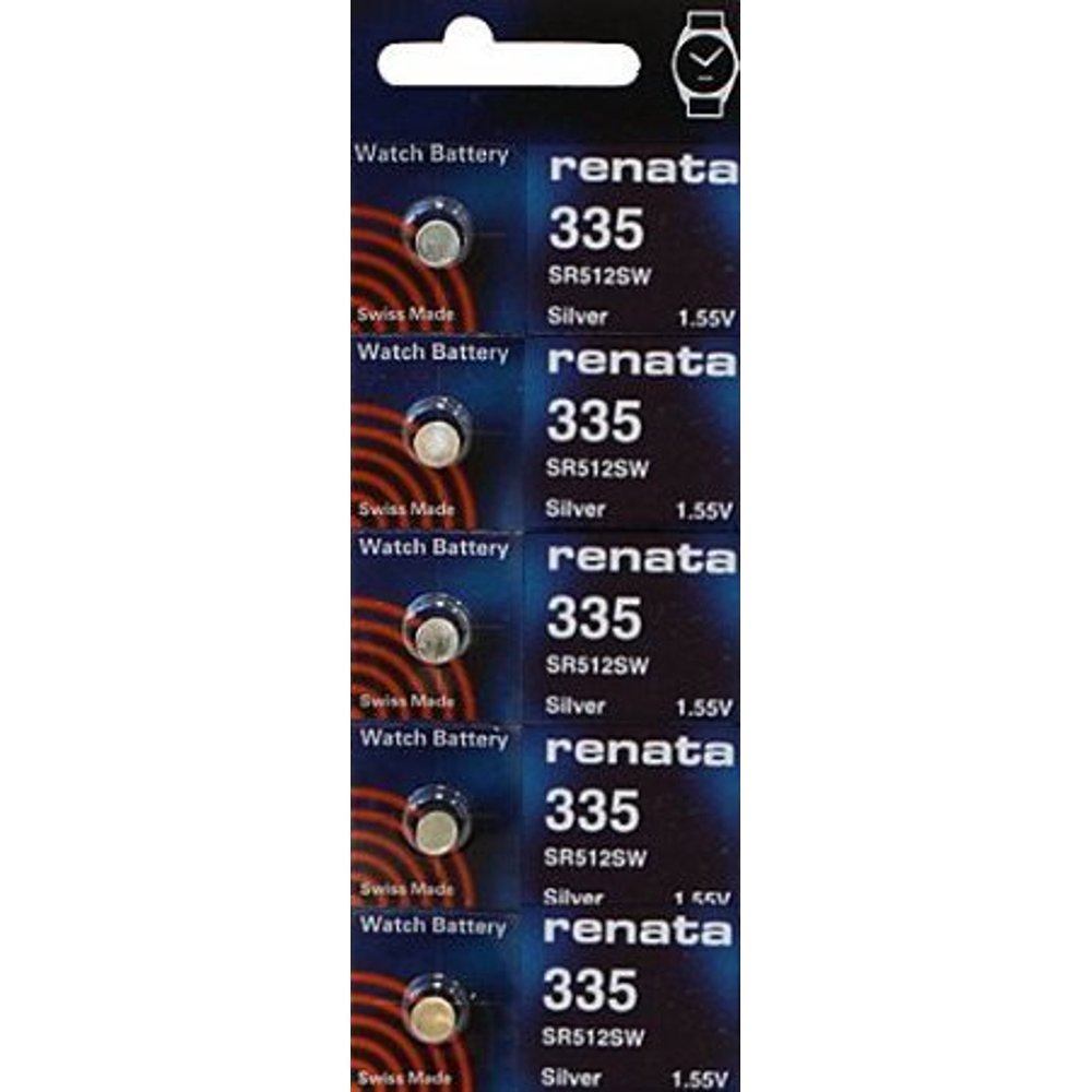 335 Watch battery Strip of 5 Batteries
