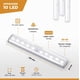 thumbnail image 2 of VYANLIGHT Luces debajo del gabinete Sensor de movimiento 10 luces LED para interiores – Tiras de luz para armario, cocina, baño, despensa – Iluminación inalámbrica para gabinete con pilas, despegar y, 2 of 5