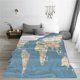 thumbnail image 5 of Fotbe World Map Manta de Franela Acolchonada con Estampado, Súper Suave y Esponjosa, Extra Grande para Sofá, Cama, Uso Todo el Año-40"x30", 5 of 7