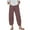 Purple, variant on Palazzo Pants for Women Casual Plus Size Relaxed Relaxed Fit Wide Leg Beach Pants Stretch Elastic High Rise Trousers Solid Asymmetrical Cropped Beach Pants Business Travel Red