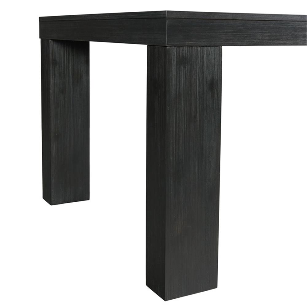 Picket House Furnishings Jasper Dining Table in Black Wood