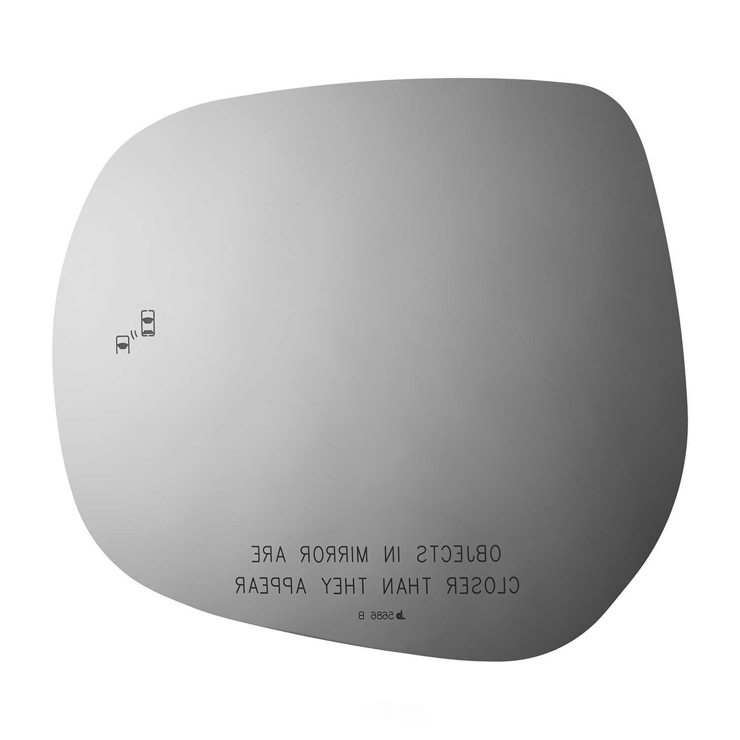 Burco Side View Mirror Replacement Glass - Clear Glass - 5686B