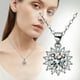 thumbnail image 2 of Collar redondo con solitario creado, corte halo, colgante redondo, collar colgante Collares y colgantes, 2 of 6