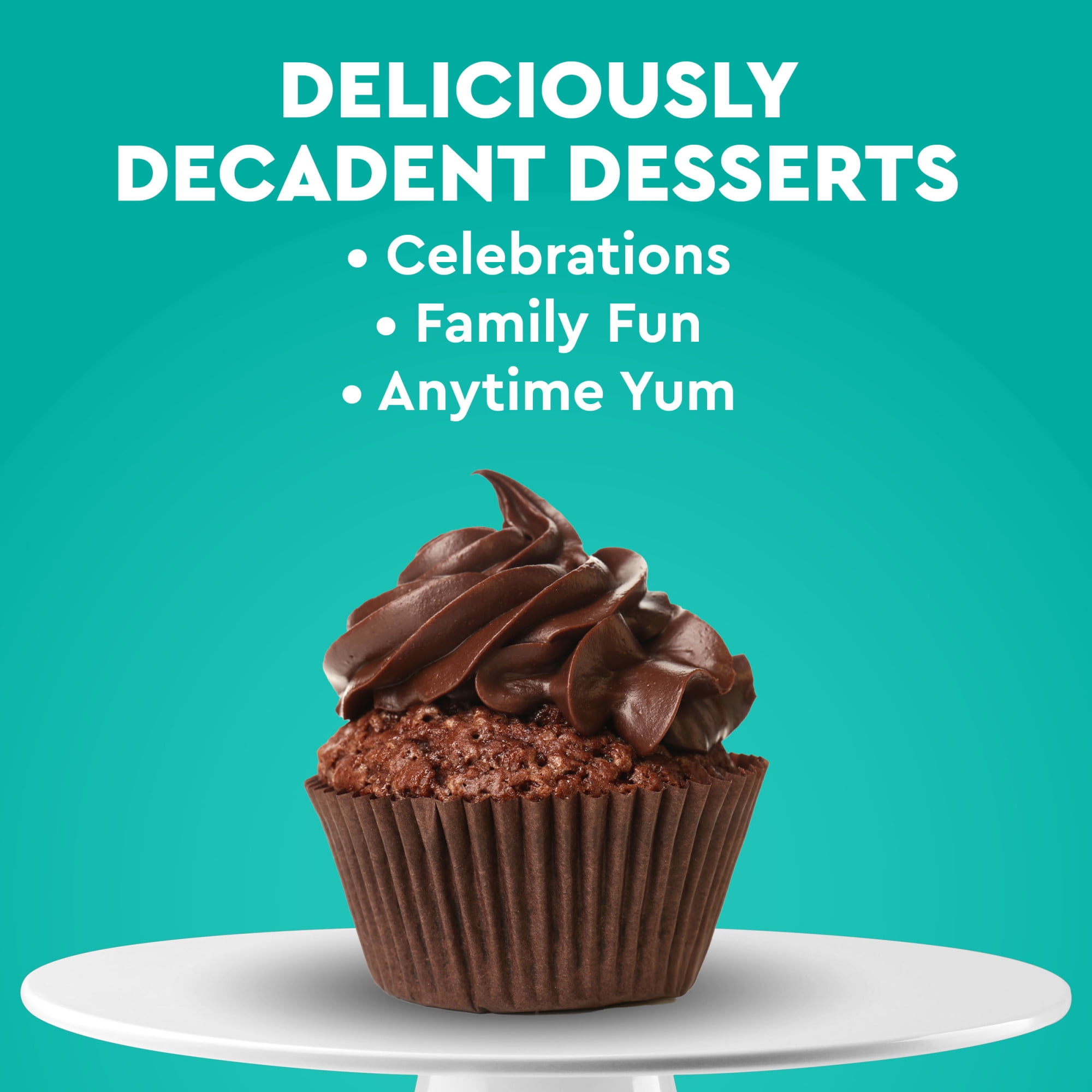 Duncan Hines Dark Chocolate Fudge Cake Mix, 15.25 oz.