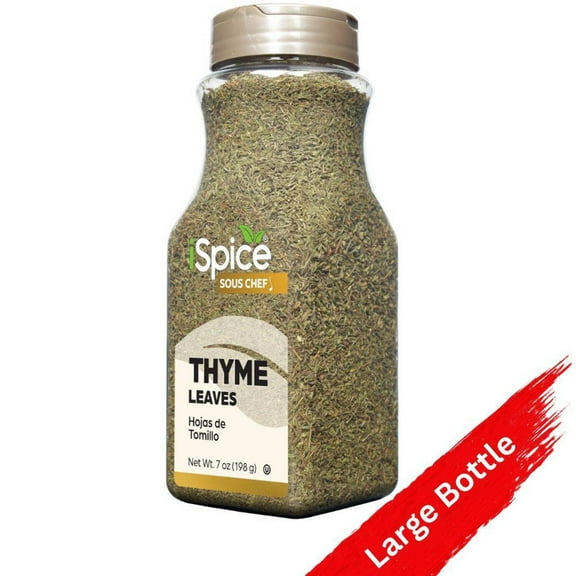 iSpice | Thyme Leaves | 7 oz | Bulk Size | Premium Herbs | Kosher