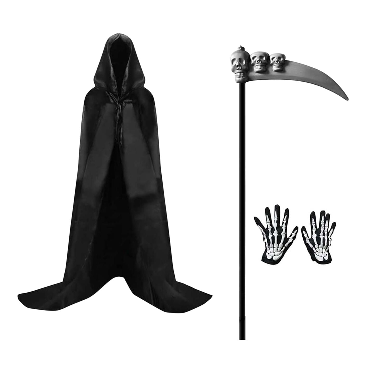 Halloween Grim Reaper Costume Set for Cosplay Suit Stage Performances