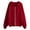 Red, variant on Fall Jackets for Women Solid Color Baggy Sweatshirts Full Zip Up Hoodie Sport Coat with Pockets Long Sleeve Outwear (XL, Red)