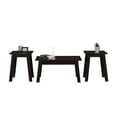 Mainstays Pilson 3 Piece Coffee Table and End Table Set, Espresso Finish