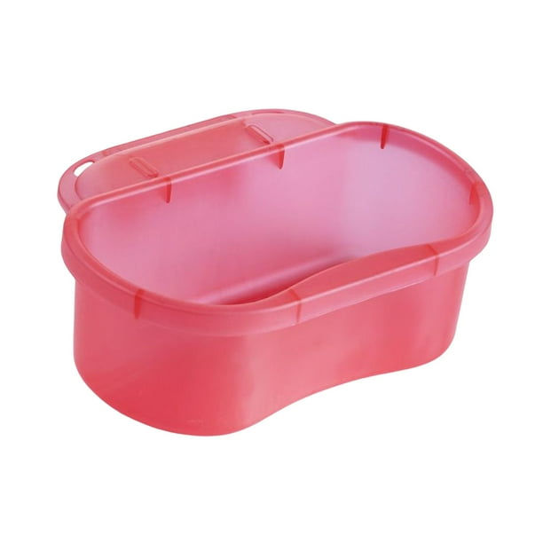 Cesta de drenaje, suministros de filtrado, práctico organizador, contenedor para casa de campo Rosado