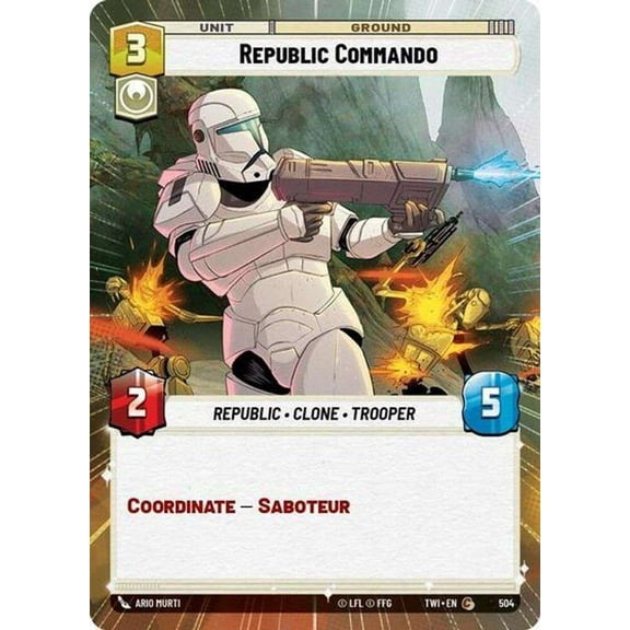 Star Wars: Unlimited Twilight of the Republic Common Republic Commando #504 (Hyperspace)