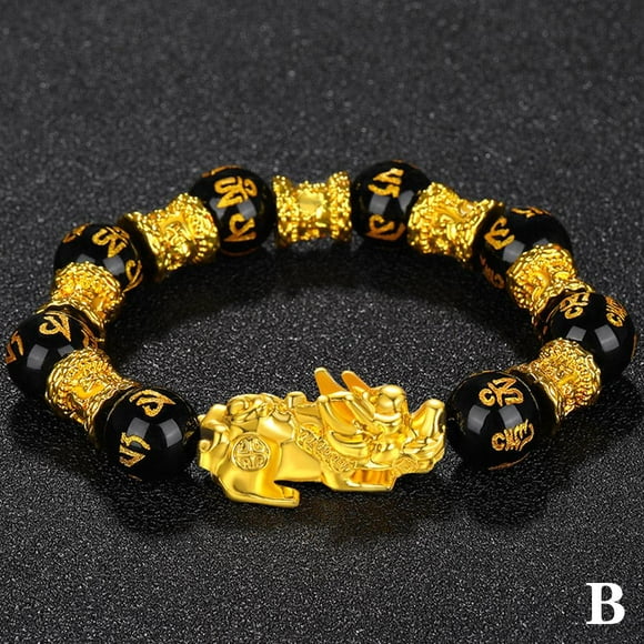 Fortune Mantra Gold Bracelet for Men D0R5