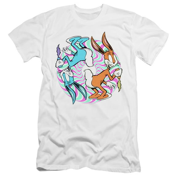 Looney Tunes Wacky Wabbit HBO S/S Adult 30/1 T-Shirt White
