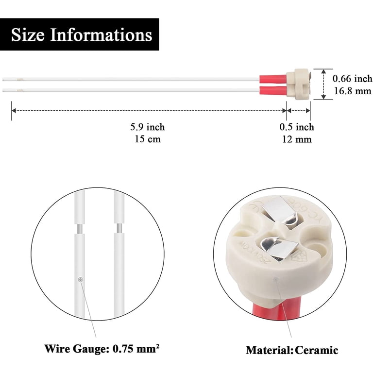 Socket Adapter Mr16 MR16 To GU10 Adapter Ceramic Socket Adapter For G4, G6.35, MR11, MR16 ...