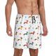 thumbnail image 2 of Fotbe winter Snowflake Dachshund Pantalones Cortos de Pijama para Hombre, Ropa de Dormir, Pantalones de Pijama Cortos para Hombre-3X-Large, 2 of 6