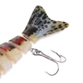 thumbnail image 4 of koolsoo Multi-section Artificial Lures Two Hooks Artificial Muskie Pike Lure 6# 6, 4 of 8