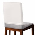 thumbnail image 2 of Farmhouse Beige White Striped Chair Back Covers, Removable Chair Covers for Dining Chairs Set of 4, Washable Chairs Slipcovers Back Seat Protector for Wedding Party 19"x20", 2 of 9