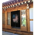 thumbnail image 2 of DouZhe Doorway Drape Split Curtains, Vintage Grunge Patriotic American Flag Room Divider Privacy Door Curtains, 34" x 56", 2 of 7