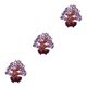 thumbnail image 4 of Injueey Mini Crystal Money Tree Bonsai Style Purple Decor Home Office Tree Feng Shui Type1 NO1, 4 of 6
