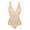 Beige, variant on MANIFIQUE Shapewear for Women Tummy Control Bodysuit Faja Body Shaper Waist Trainer V Neck Body Suit with Built in Bra