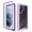 Purple, variant on SaniMore for Samsung Galaxy S22 Ultra Two-Layer Structure Transparent Case, Rugged Clear PC Back & TPU Bumper [Not Yellowing Technology] Full Body Protective Case for Samsung S22 Ultra, Darkblue