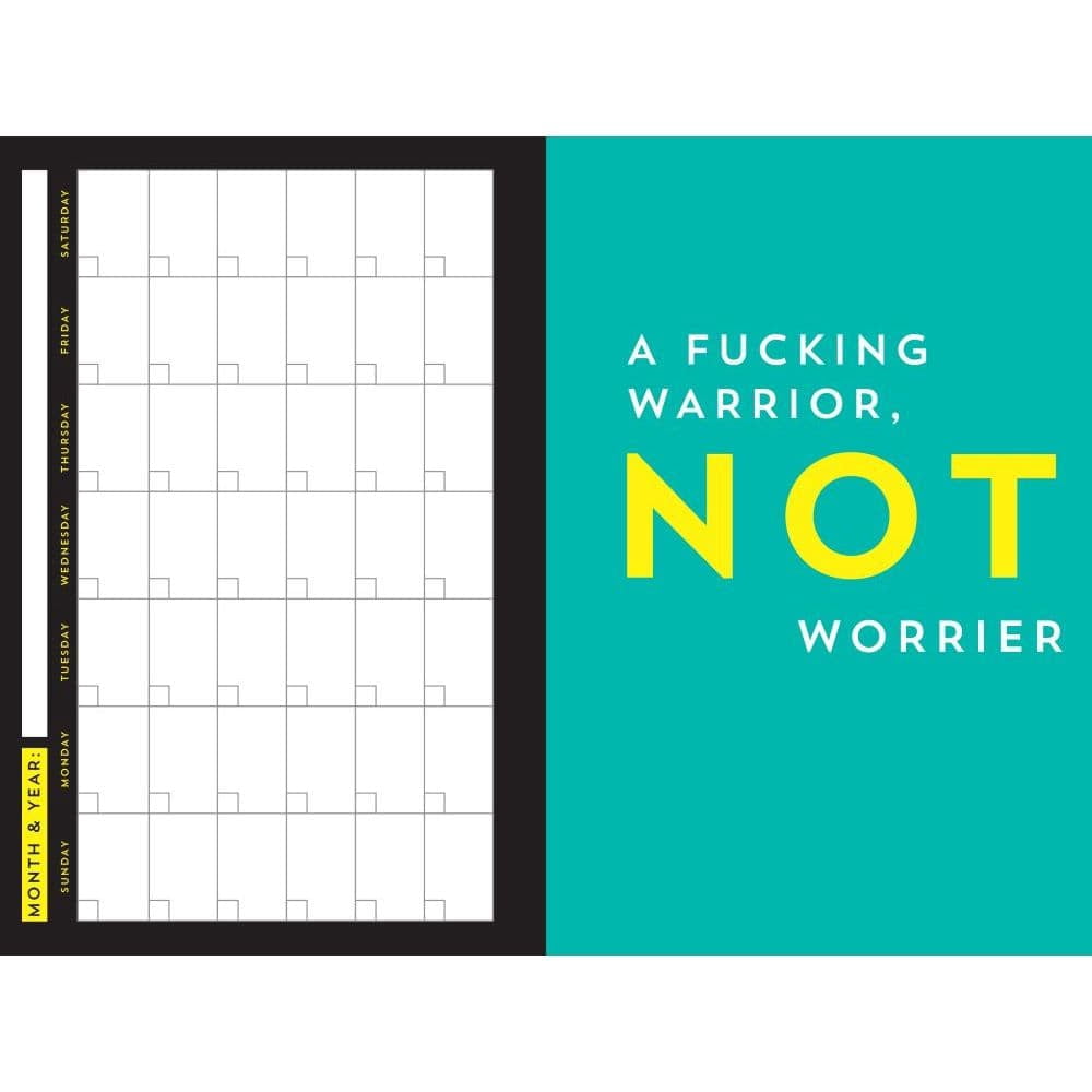 F*ck Cancer Undated Planner: A 52-Week Organizer to Fight Cancer Like a F*cking Boss