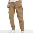 thumbnail image 4 of NIEWTR Mens Cargo Pants Casual Joggers Hiking Pants Loose Straight Athletic Workout Sweatpants with Pockets (Khaki,30), 4 of 8