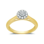Forever Bride 1/4 Carat T.W. 10 Kt Prong Set Wedding Band