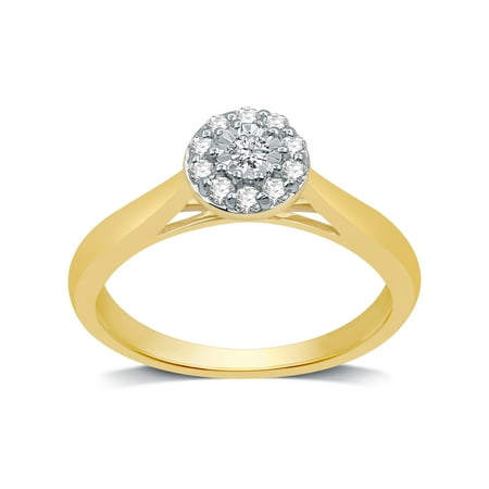 Forever Bride 1/4 Carat T.W. 10 Kt Prong Set Wedding Band