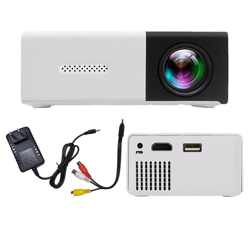 Ywuzuh Outdoor Projector, Mini Projector for Home Theater Portable Home Video Projector Compatible with Smartphone/TV Stick/PS4/PC/Laptop