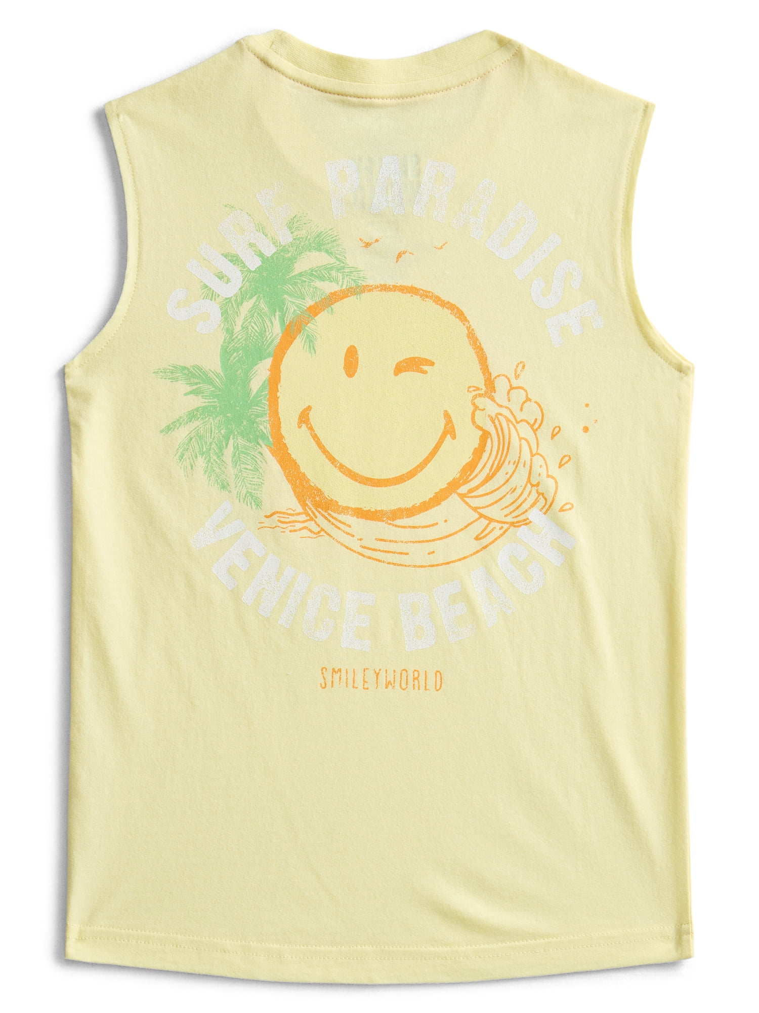 Smileyworld Boys Tank Top,Crew Neck, Sizes XS - 2XL