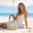 thumbnail image 6 of Multifunctional Shoulder Bag Stylish Weaving Crafts Handbag Portable Storage for Travel Leisure Commuting Daily Use Fashionable Design Large Capacity Organizer, 6 of 6