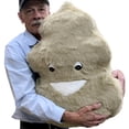 thumbnail image 3 of Giant Poop Plush Stuffed Emoji - 28 inches Weighs 10 pounds Soft Huge Made in the USA, 3 of 8
