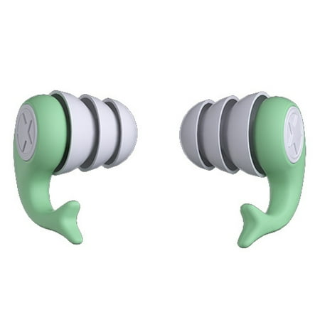 

Ergonomic Silicone Ear Plugs 25 DB Noise Reduction Waterproof Reusable Dust-proof Hearing Protection Earplugs for Work Sleep Study Focus Snoring Parties