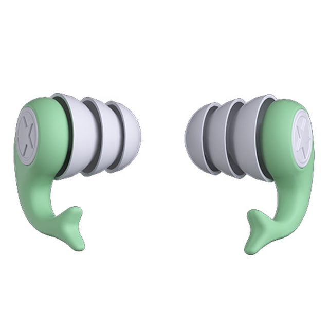 Visland Bouchons d'Oreilles Ergonomiques en Silicone 25 DB Réduction de Bruit Étanche Réutilisable Protection Auditive Anti-Poussière pour Travail Sommeil Étude Fêtes Ronflement
