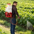 thumbnail image 5 of Red White Backpack Weed Sprayer Mist/Duster Gas Powered Pesticide Agricultural Tool 20L for Gardens, 5 of 14