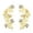 Gold, variant on Earrings Silver Ear Earring Stud with Vine 3D Wrap Zirconia Climber Animal Design for Everyday Wear,1.18 inch,Silver