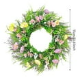 thumbnail image 2 of UV Resistant Artificial Flowers, Spring Wreath Wildflower Simulation Spring And Summer Wreath Home And Courtyard Decoration, 2 of 9