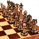 thumbnail image 4 of Juego de Tablero Retro de Ajedrez de AleacióN de Zinc para Adultos, Juego de Ajedrez PortáTil Plegable para Principiantes de Torneo, 12 Pulgadas, 2 Jugadores, 4 of 5