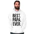 thumbnail image 4 of Best Papa Ever Fathers Day Gift Men's Big & Tall Graphic Hoodie Brisco Brands 3X, 4 of 5