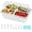 C, variant on Cold  Buffet Server 3 Pansx4QT with Ice Packs for Salad Pizza Sauce Colded Serving Trays Condiments Containers for Parties Buffet